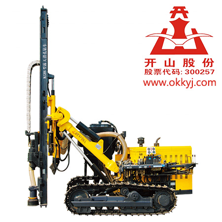 開(kāi)山牌潛(qián)孔鑽應(yīng)用于曲(qǔ)寨水泥(ni)公司