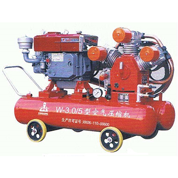 開山牌空(kong)壓機用于(yu)邊坡防護(hù)網施工